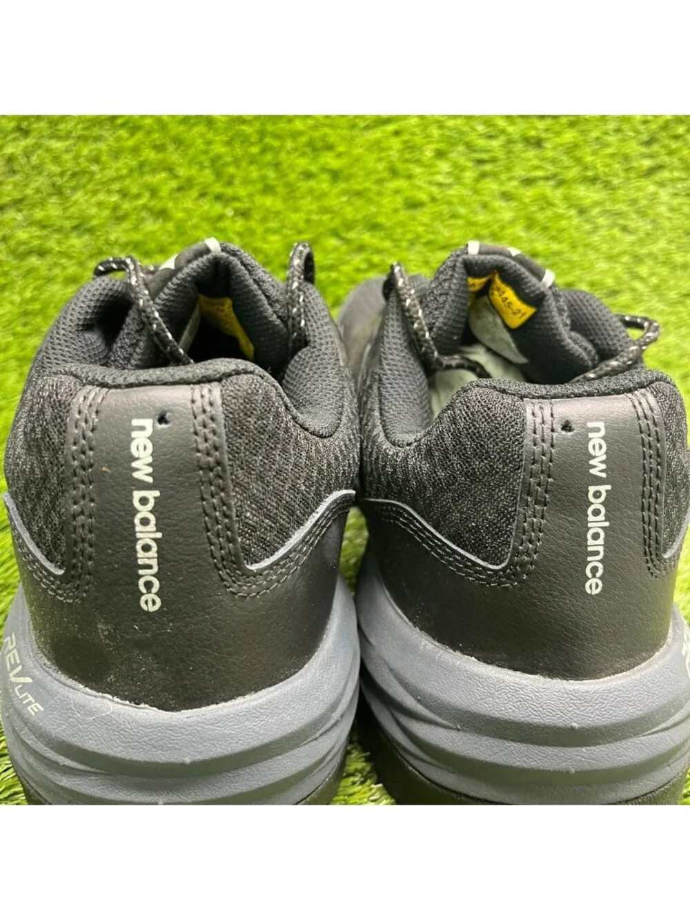 New Balance 589v1 Mens Size 10.5EE Black White Composite Toe Safety Work Shoes